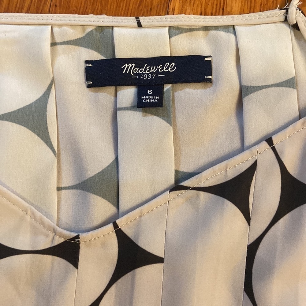 MADEWELL spaghetti string trapeze swing tank top - Picture 3 of 3